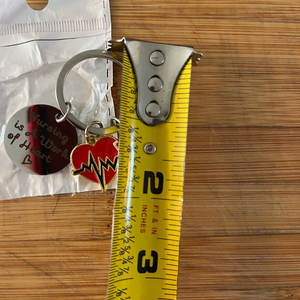 Nursing is a work of Heart Keychain - Picture 3 of 4